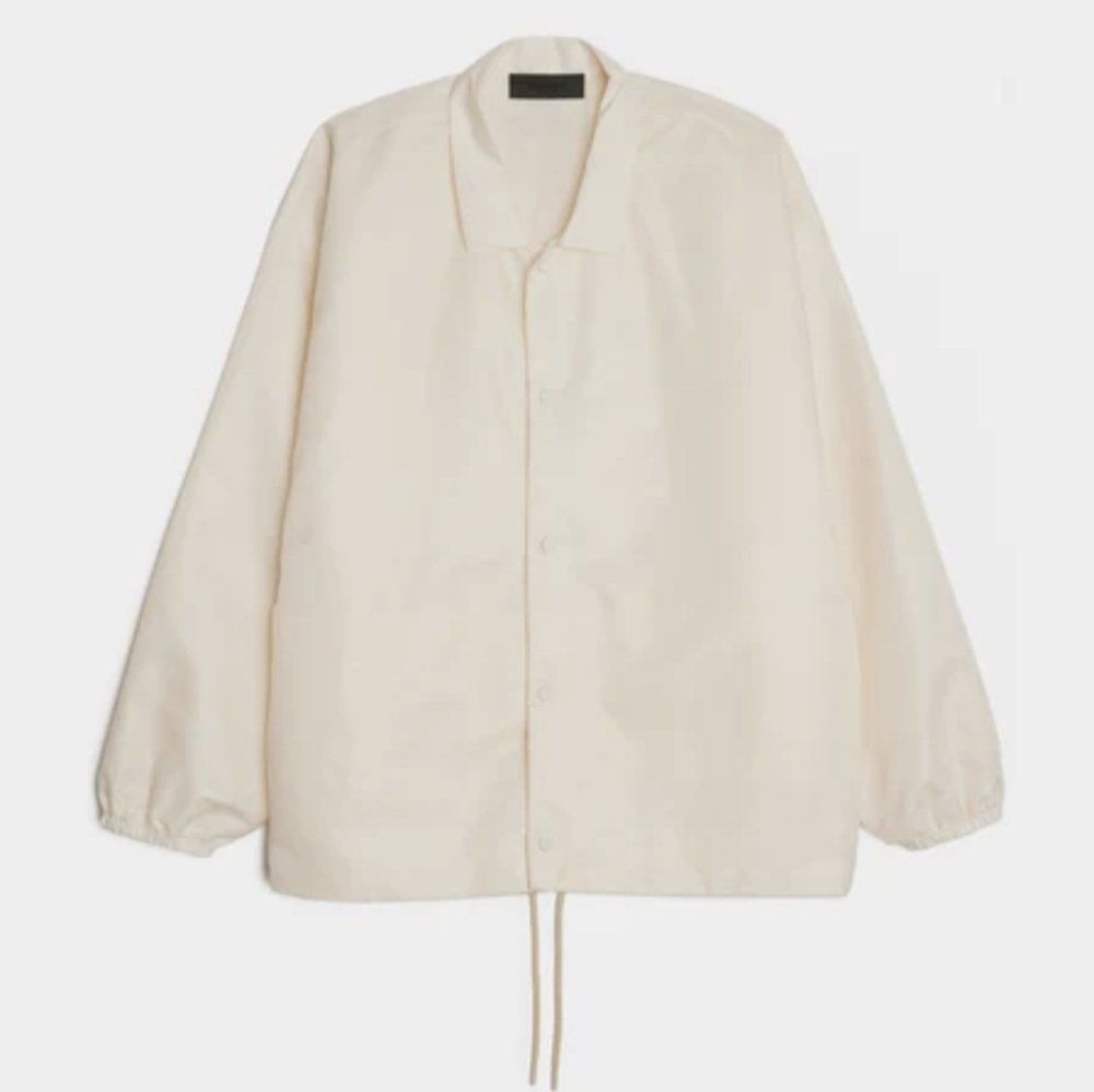 Fear of God Essentials Coaches Jacket 'Cloud Dancer' - Picture 2 of 8